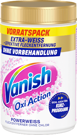 Fleckenentferner Pulver Oxi Action Weiß Vanish Oxi Action
