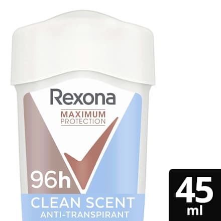 Antitranspirant Deocreme Maximum Protection Clean Scent Rexona