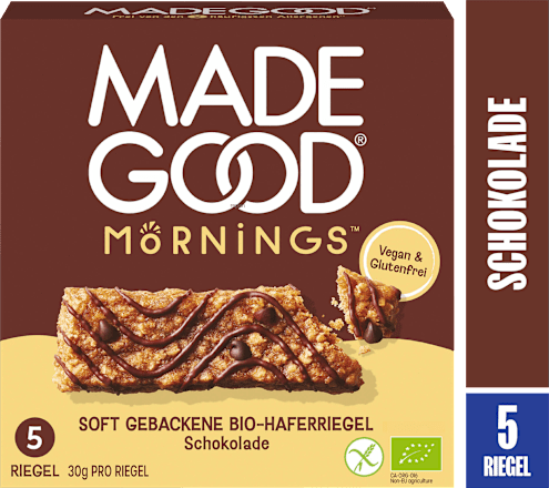 Haferriegel Soft Baked Oats Chocolate Chips (5x30g) Made Good