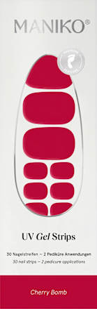 UV Nagelfolien Pediküre Cherry Bomb Maniko