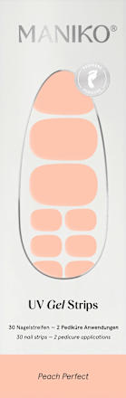 UV Nagelfolien Pediküre Peach Perfect Maniko