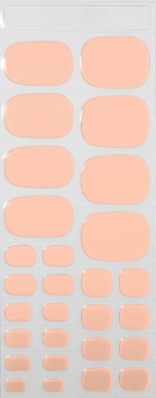 UV Nagelfolien Pediküre Peach Perfect Maniko