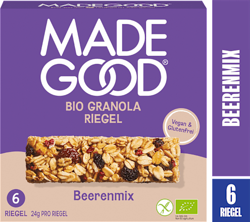 Müsliriegel Granola Beerenmix Made Good