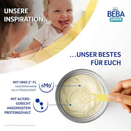 Kindermilch Junior 2+ ab 2 Jahre Nestlé BEBA