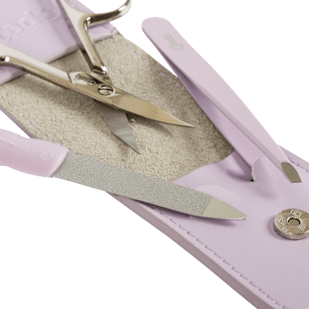 Maniküre-Etui Travel rosa 3tlg Credo