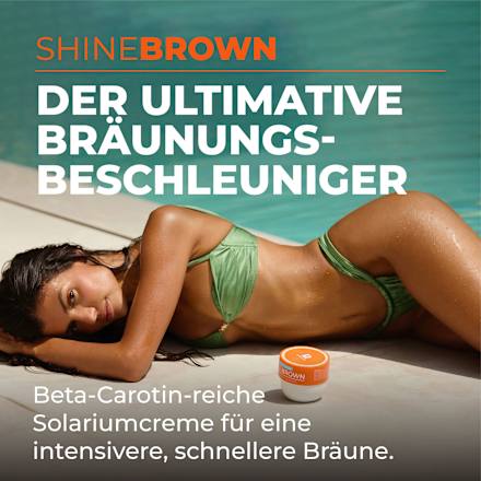 Bräunungsbeschleuniger Creme shine brown mit Beta Carotin Byrokko