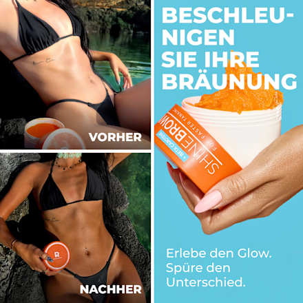 Bräunungsbeschleuniger Creme shine brown mit Beta Carotin Byrokko
