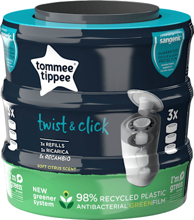 Nachfüllkassetten für Windeleimer Twist & Click und Sangenic Tec  Tommee Tippee