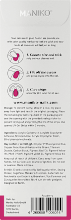 Starterset UV Gel Nagelfolien Raspberry Maniko