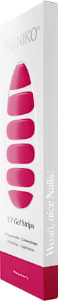 Starterset UV Gel Nagelfolien Raspberry Maniko