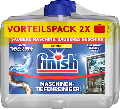Spülmaschinenreiniger Citrus (2x250ml) Finish