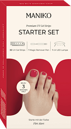 Starterset UV Gel Nagelfolien Pediküre Flirt Alert  Maniko