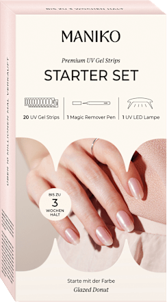 Starterset UV Gel Nagelfolien Glazed Donut  Maniko