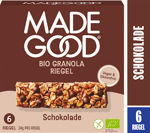 Müsliriegel, Granola Schokoladenstückchen (6 Stück) Made Good
