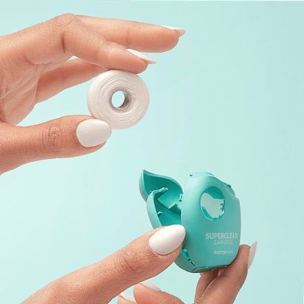 Zahnseide Clean gewachst Nachfüller (2x40 m) happybrush