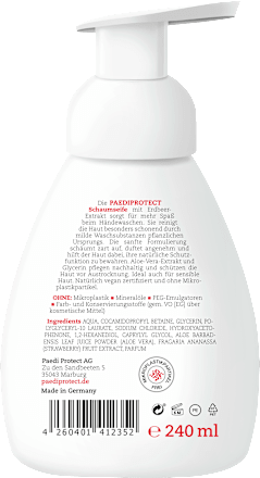 Schaumseife Erdbeere PAEDIPROTECT