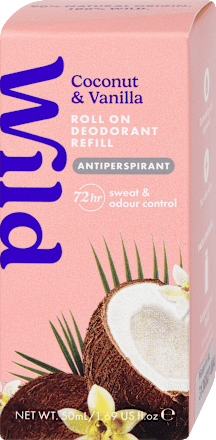 deodorant antiperspirant roll-on Coconut & Vanilla, náhradní náplň Wild