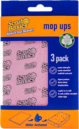 Absorpčné hubky Mop Ups Scrub Daddy
