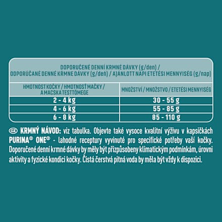 Bifensis Sensitive granule pro kočky krůta a rýže PURINA ONE