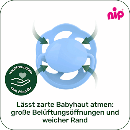 Schnuller Cherry weinrot/beere Gr. 1, 0-6 Monate Nip