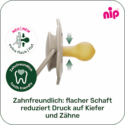 Schnuller Cherry weinrot/beere Gr. 1, 0-6 Monate Nip