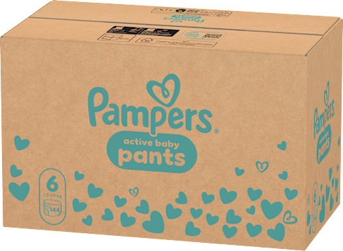 Plienkové nohavičky veľ. 6 (13-19 kg) Monthly Pack Pampers active baby