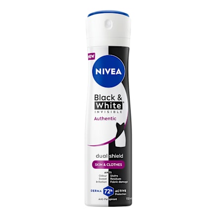 Дезодорант Black&White Invisible Authenic NIVEA