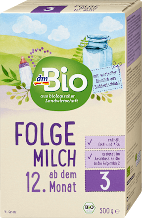 Formulă lapte praf de continuare nr 3 ECO de la 12 luni dmBio