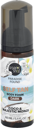 Samoopaľovacia telová pena Paradise Found Coco & Majestic Monoi - Dark  organic shop