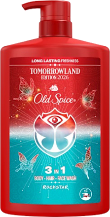 Férfi tusfürdő, Rockstar Old Spice