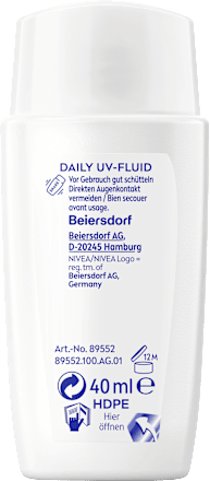 Gesichtscreme Fluid Derma Skin Clear LSF50+ NIVEA