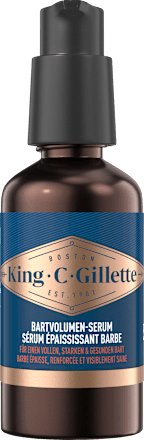 Bartvolumen Serum King. C. Gillette