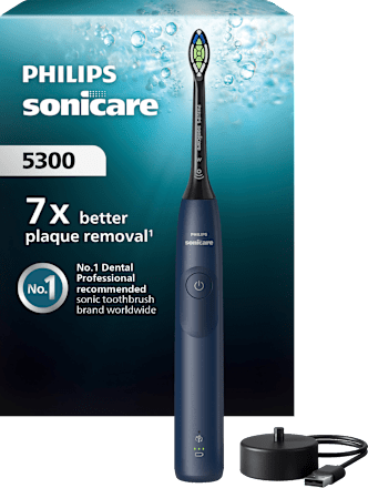Schallzahnbürste Series 5300 blau Philips Sonicare
