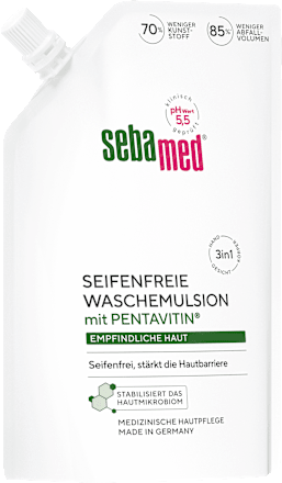 flüssige Waschemulsion, seifenfrei Nachfüllpack sebamed