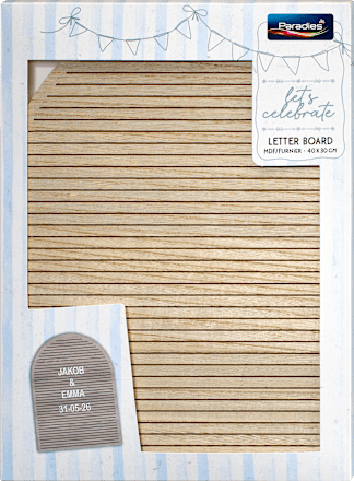 Letterboard Bogenform Paradies