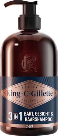 Bartwaschgel King. C. Gillette