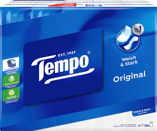 Taschentücher (30x10 St) Tempo