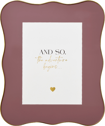 Bilderrahmen 13x18 cm, lila Paradies