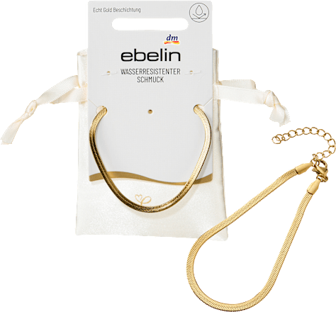 Armband wasserresistent, Gold-Optik ebelin