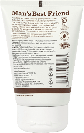 Feuchtigkeitscreme Age Defence Moisturiser BULLDOG
