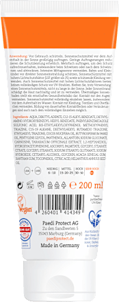 Sonnencreme Familie LSF 50+ PAEDIPROTECT