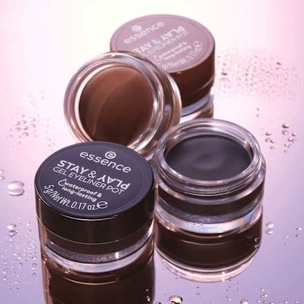 STAY & PLAY gel ajlajner- 01 Black essence
