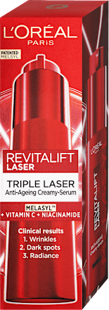 Öregedésgátló krém-szérum Laser Triple Action L'ORÉAL PARiS REVITALIFT