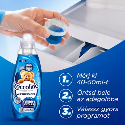 Mosógél Wonder Wash Odor Defence 37 mosás Coccolino