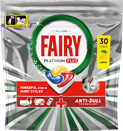 Geschirrspül-Tabs All in One Platinum Plus Zitrone FAIRY