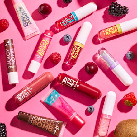 JUICY BOMB glossy butter balzam za usne - 08 Cherrything I Want essence
