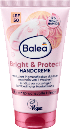Крем за ръце Bright & Protect SPF 50 Balea