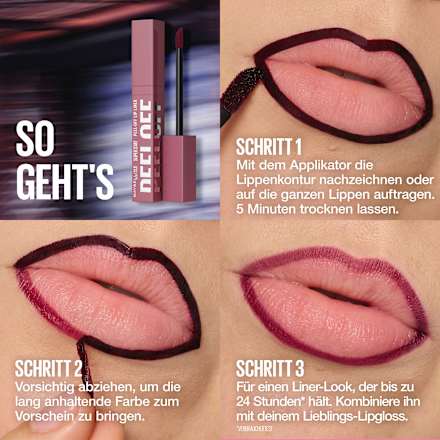 Lipliner Super Stay Peel-Off 004 Sunset MAYBELLINE NEW YORK