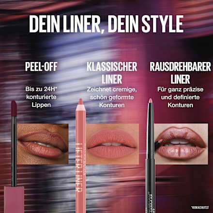 Lipliner Super Stay Peel-Off 004 Sunset MAYBELLINE NEW YORK