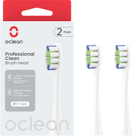 Aufsteckbürsten Professional Clean weiß Oclean